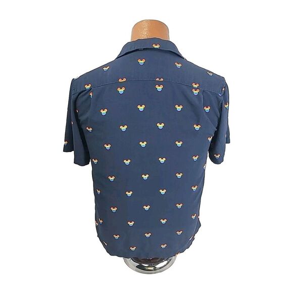 Disney Button Shirt Men's XL Mickey Mouse Pride Rainbow - Picture 5 of 10